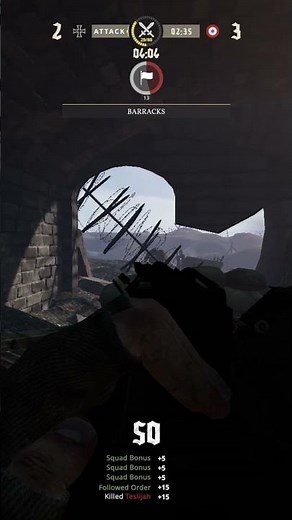 Verdun WW1 Gameplay: Lmg guarding the Flank