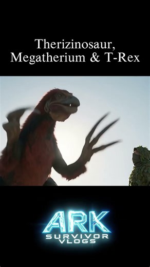 Therizinosaur,Megatherium & T Rex