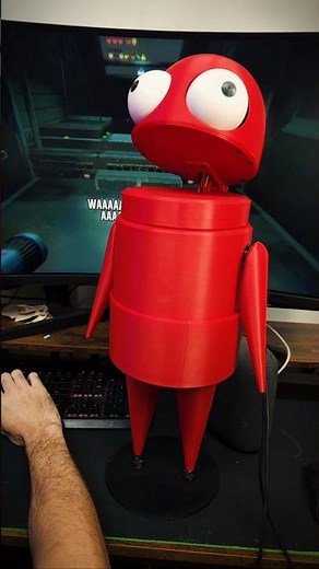 Testing my R.E.P.O Robot 😆 #repo #repogame #robotics #3dprinting