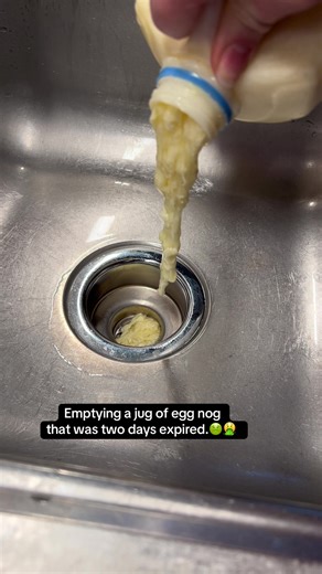 Disgusting Experiment: Emptying Expired Egg Nog