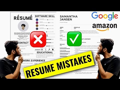 How to make a Resume 🔥 (Software Engineer) #1 | For Experienced & Freshers