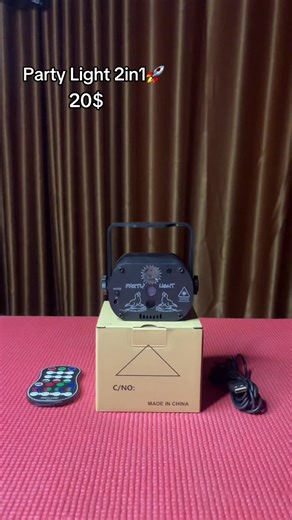 Party Light 2in1 with LED and Laser Features