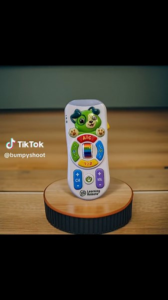 The LeapFrog Channel Fun Learning Remote is a pretend-play remote that introduces letters, numbers, colors, and basic language phrases. It has nine buttons and a colorful wheel that encourage sensory play and the exploration of colors, counting, musical styles, and phrases in multiple languages. It also has a rainbow spinner that can create a colorful light show. My son loved it. He is having so much fun playing with this remote, and at the same time, he is learning too. Best gift for kids 6 mon