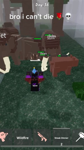 bodyguards 🌹 #roblox #99nightintheforest #bodyguard #memeedit #mammoth