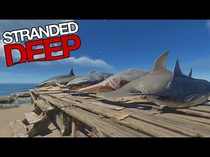 WE CONQUERED THE OCEAN BY CATCHING EVERY SHARK IN THE GAME | Stranded Deep | Survival Vacation Ep.7