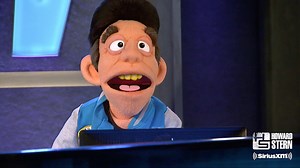 Watch Howard unveil his brand-new puppets for Bobo and Tan Mom — plus see Fred and Shuli take them for a test run! | The Howard Stern Show