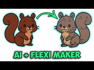 Turn a ChatGPT Cartoon Squirrel into a 3D Print: Flexi Maker & Bambu Studio Tutorial