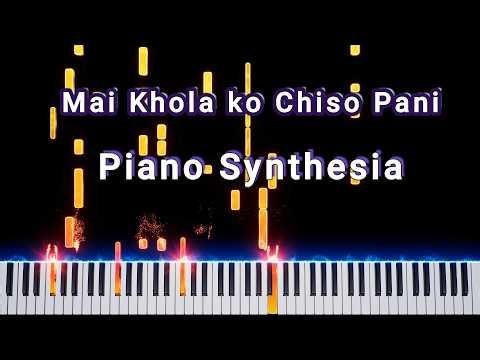Mai Khola ko chiso Pani Piano synthesia (2 times loop)