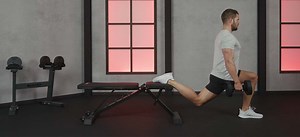 Bulgarian Split Squats: Ausführung Quadrizeps dominante Variante