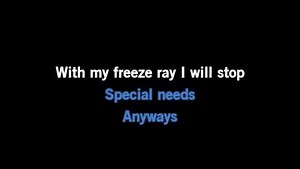 Karaoke My Freeze Ray - Dr. Horrible's Sing-Along Blog - CDG, MP4, KFN - Karaoke Version