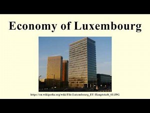 Economy of Luxembourg