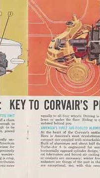 The Corvair is famous for its rear-engine, yet this layout was common in Europe.