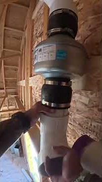 Installing a Radon mitigation systems #plumbingtime #bluecollar #pipelining
