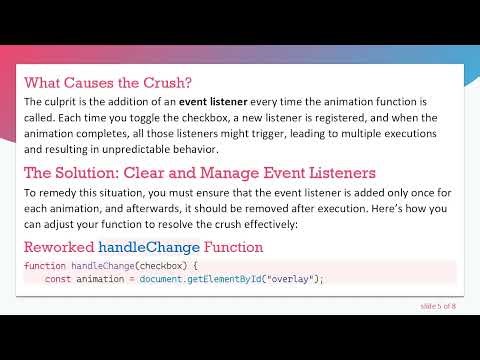Solving the JS Animation Crushes: A Guide to Smooth Overlay Transitions