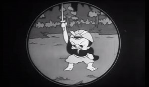 Fighting Japanese goblins in 1934, Betty Boop style