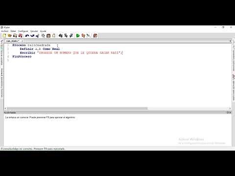 ALGORITMO DE RAÍZ CUADRADA EN PSEINT FÁCIL Y RAPIDO