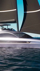 Fusion sails in 8 knots of wind — doubling your sailing days, minimizing engine use. More sail, less engine. More motion, more emotion. #GunboatFusion #GranTurismoCatamaran #Sailing | GUNBOAT