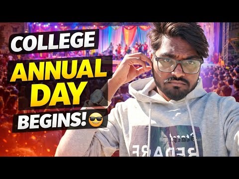 College Annual Day Begins 🎉 | Day 1 | College Life Vlog