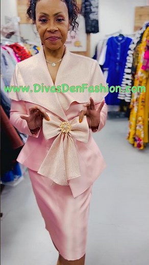 Donna Vinci 12150 Pink Skirt Suit
