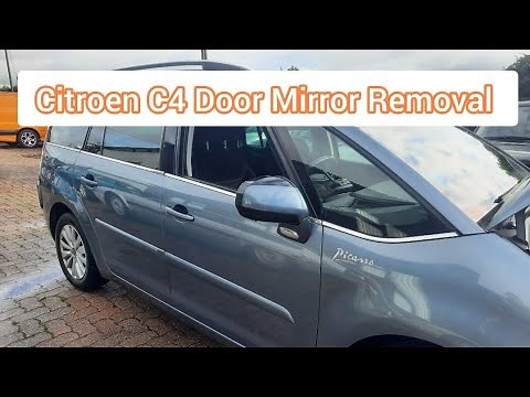 Citroen C4 wing door mirror removal start to finish