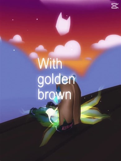 GOLDEN BROWN ✨🤎 #pkxduniverse