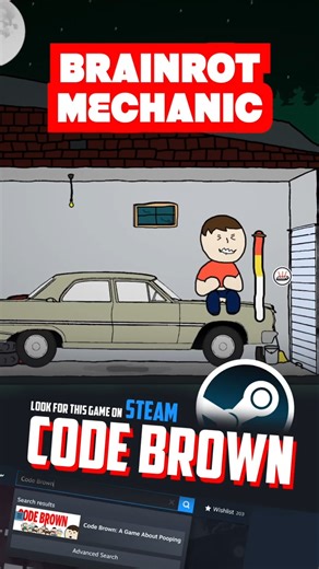 BRAINROT MECHANIC | CODE BROWN #codebrown #steam #games
