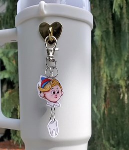 Hermie the Elf Charm: Rudolph Reindeer Dentist Acrylic Multi-use Swivel Clip Charm - Etsy