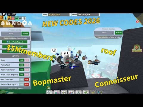 Working "CODES" of January 2026 Bee Swarm Simulator