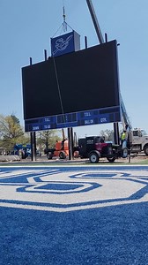 1.2K views · 63 reactions | The 1500 lb. speaker emblazoned with the Chieftains logo is atop the scoreboard! #ChieftainStrong  Daktronics Chieftain Athletics | Sapulpa Public Schools | Facebook