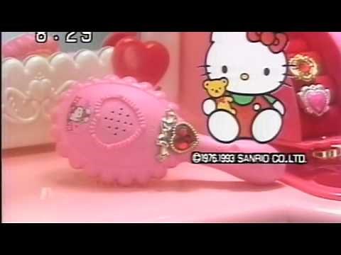 カワグチ『ハローキティのメロディーブラシ』 CM 1993/01