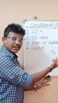 Conditional Statements