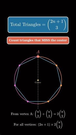 The Triangle Probability Trick (99% use the wrong method) 🧠 #maths #jee #jeemaths #education