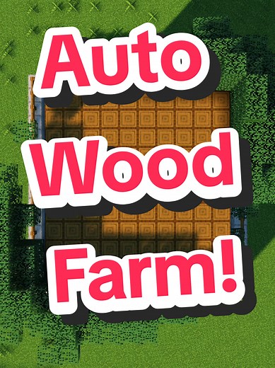 Easy Wood Farm Tutorial in Minecraft