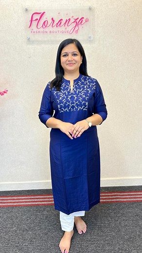 16K views · 613 reactions | Beautiful navy blue colour branded top in...