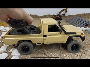 Ultimate Heavy Load Off-Road Test: RC Toyota Land Cruiser 70 in Action!