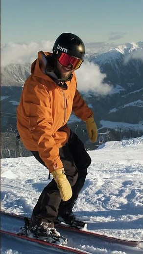 How to Mute Grab on Skis | #shorts