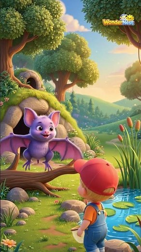 Bat Lives in a Cave! 🦇 | Animal Homes | WonderNest Kids
