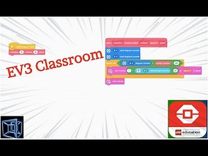 First Lego League, Line follow program in ev3 classroom