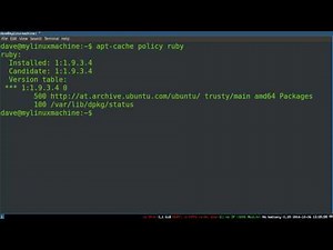 Programming Ruby 02 -- Installing Ruby
