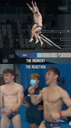 Tom Daley and Matty Lee’s final dive at #Tokyo2020 right before becoming Olympic champions.🥹