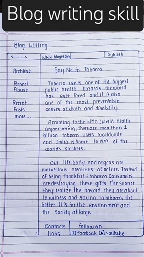 12th english board blog writing skills #maharashtraboard #12thboard #englishwritingskill #english