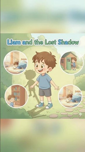 Liam and the Missing Shadow 🌞 | Fun Science Story for Kids | #Shorts #scienceforkids #kidsstories