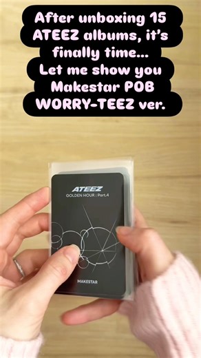 After 15 Albums… Makestar POB WORRY-TEEZ Ver. Reveal!