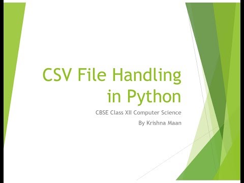 CSV File Handling in Python | Class XII | CBSE PYQ + Sample Questions | CBSE TeckTalks