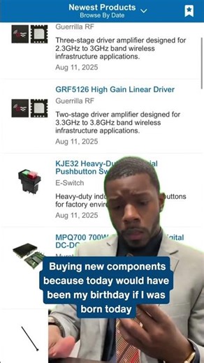 You deserve a new microprocessor. What components are next on your list? 💾😉#Electronics