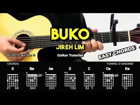 Buko - Jireh Lim | Easy Guitar Chords Tutorial For Beginners (CHORDS & LYRICS) #guitarlesson