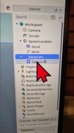 how to change the baseplate #robloxstudio
