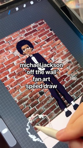 michael jackson ‘off the wall’ fan art🖤