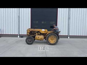 Lot 21, Leroi TA-105G1 Air Compressor Tractor