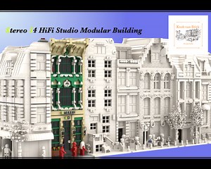 LEGO MOC-83866 LEGO® Modular Building MOC Stereo 54 Hifi Studio (Modular Buildings 2021)